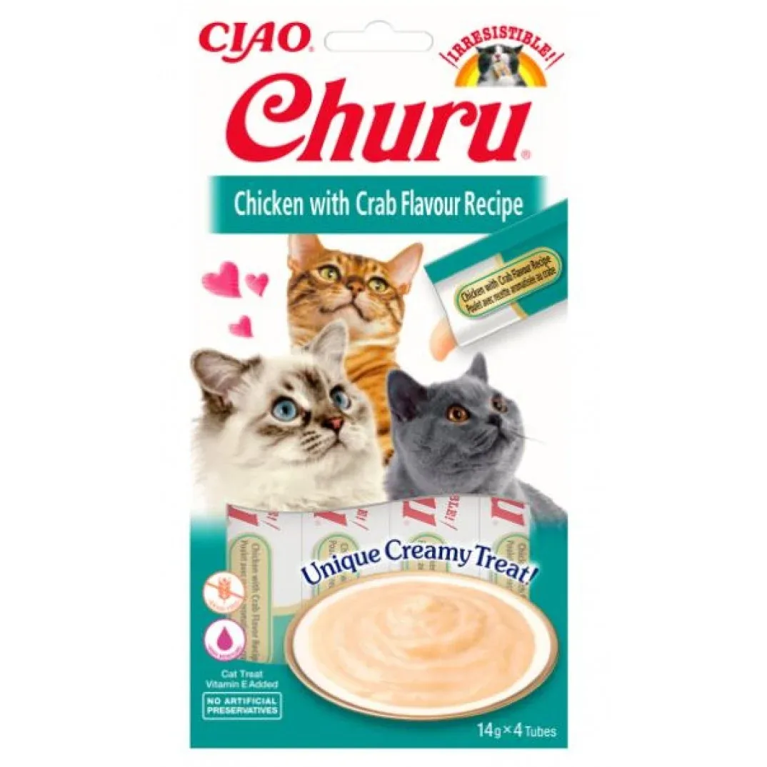 Inaba Ciao Churu - Kat Creamy Kip met Krab