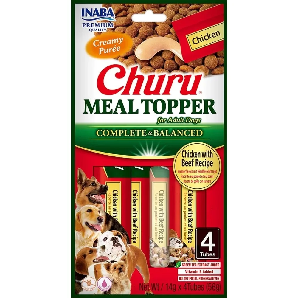 INABA Meal Topper Dog Chicken with Beef