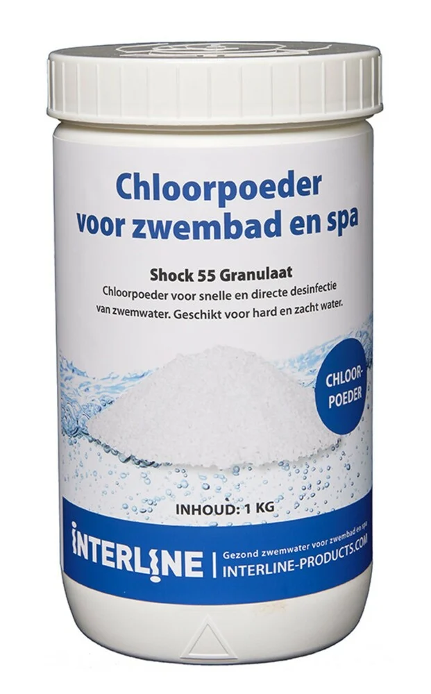 Interline Shock 55 chloorgranulaat - Chloorshock - 1 Kilogram