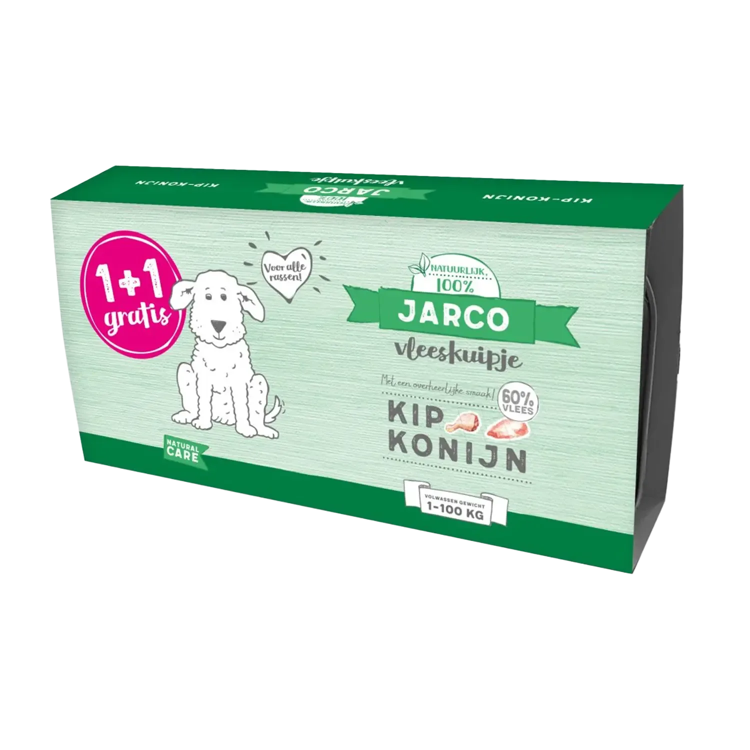 Jarco Dog Alu Kip-Konijn (2-pack) 2×150 g