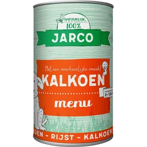Jarco Dog Blik Kalkoen/rijst 400 g