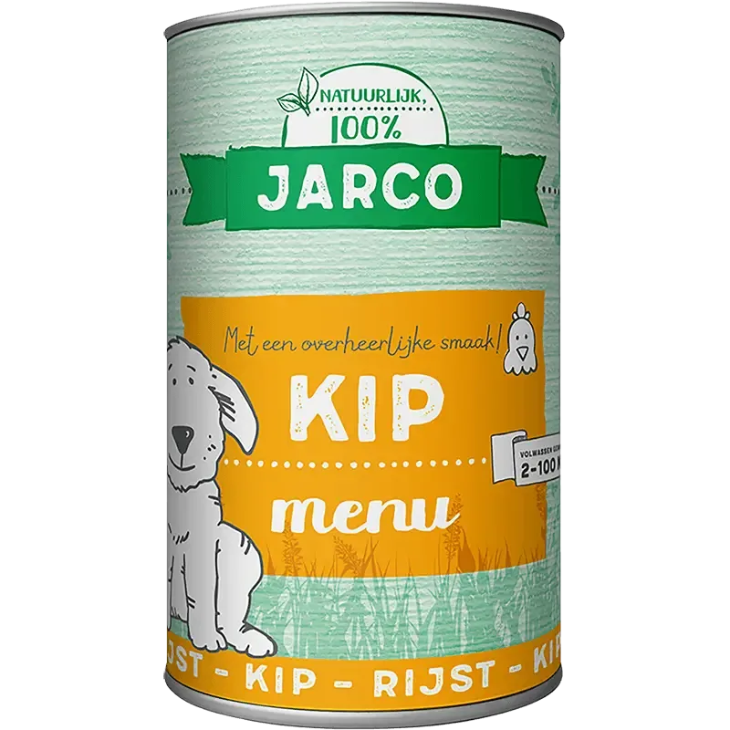Jarco Dog Blik Kip/rijst 400 g