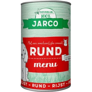 Jarco Dog Blik Rund/rijst 400 g
