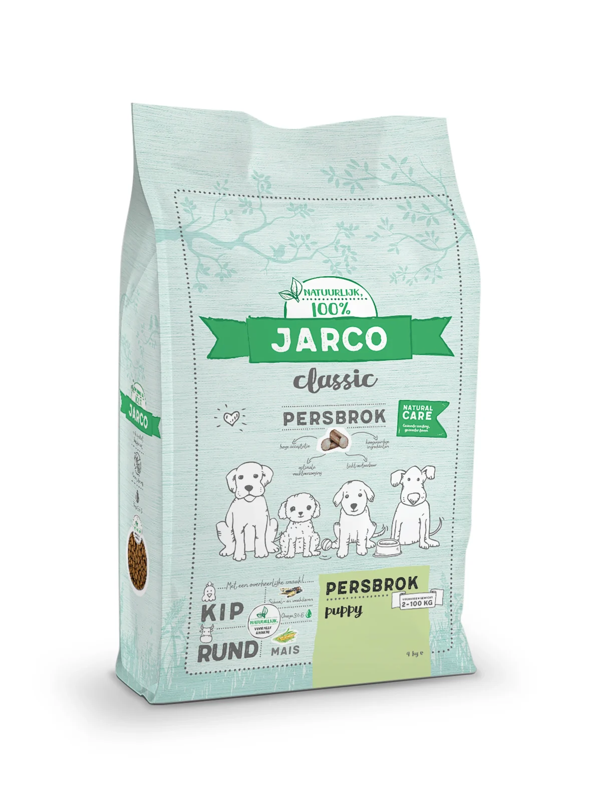 Jarco Dog Classic Pup - Hondenvoer - 15 Kilogram - kip, rund