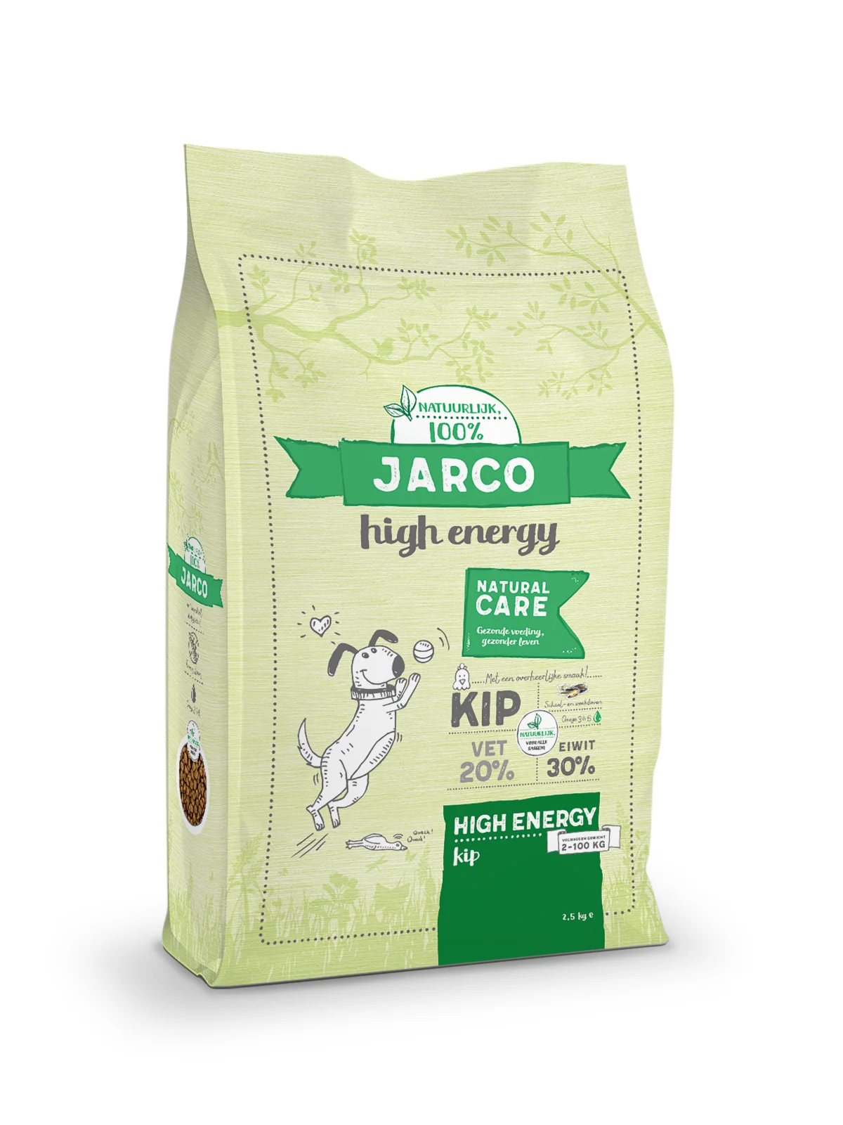 Jarco Dog Energy - Hondenvoer - 12500 Gram - kip