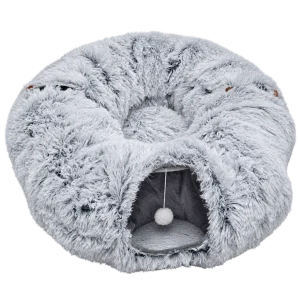 JARI Kattenmand 2in1 Pluche Grijs