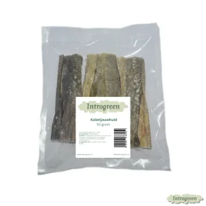 Kabeljauwhuid – 50 gram - 100% Kabeljauw