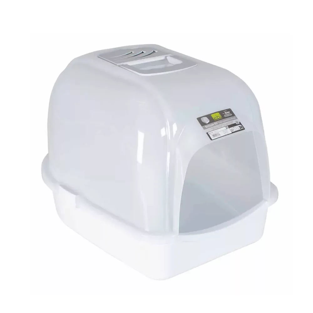 Kattenbak – Eclipse 60 – Wit / Transparant