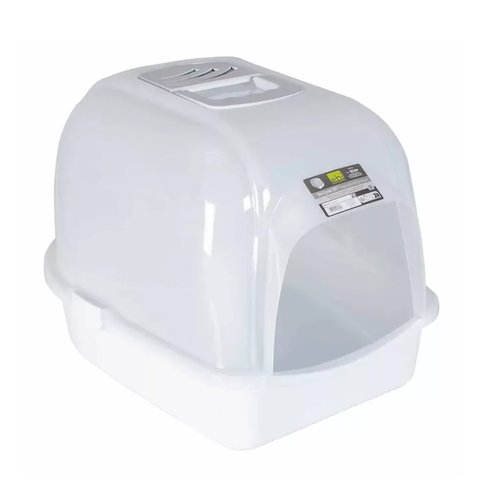 Kattenbak – Eclipse 70 – Wit / Transparant