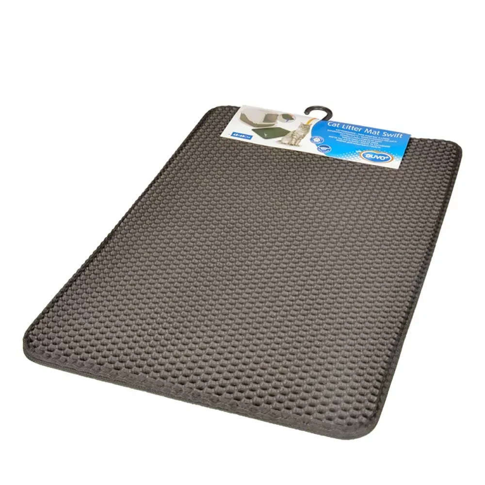 Kattenbakmat – Zwart