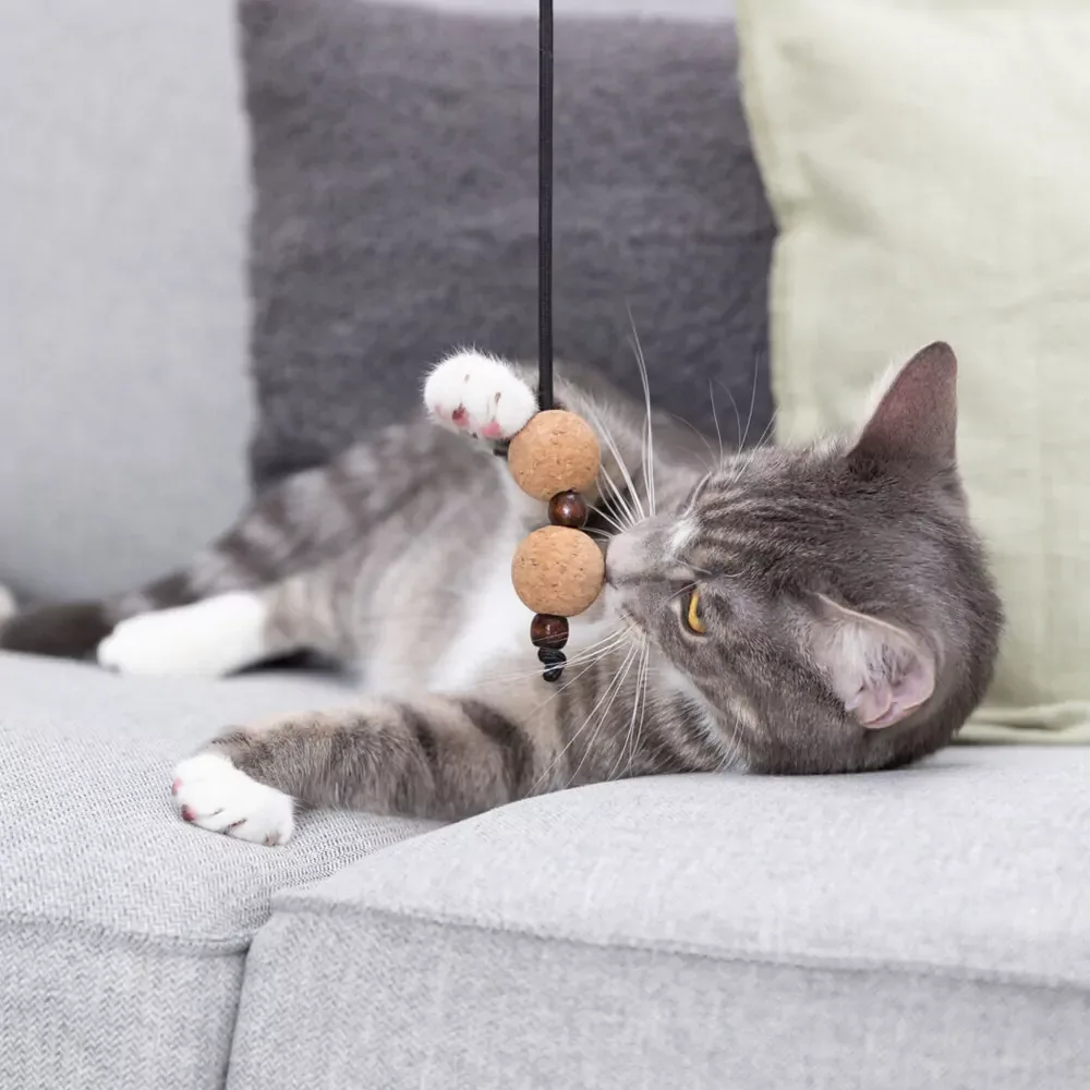 Kattenhengel – CityStyle – met balletjes - Image 2
