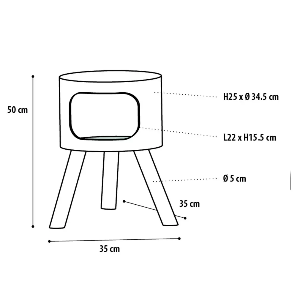 Kattenhuis – Nordic Grijs - Image 2