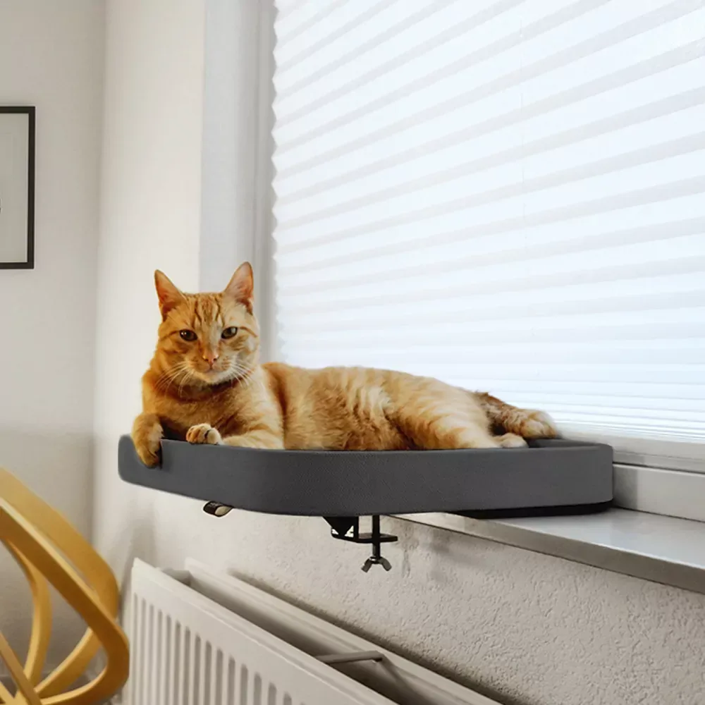 Kattenmand voor Vensterbank – Kyo Zwart - Image 2