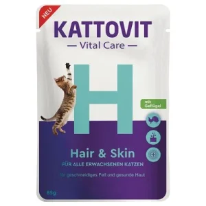 Kattovit Vital Care Hair & Skin Pouches met Gevogelte