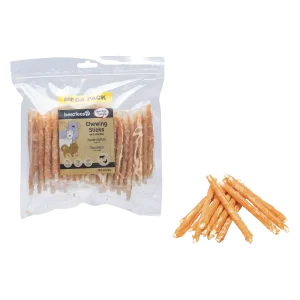Kauwstaafjes met Kip Mega Pack Hondensnacks