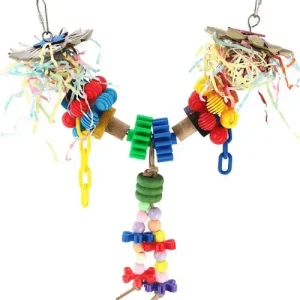 Keddoc vogelspeelgoed Charming chain Multi-color