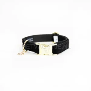 Kentucky - Hondenhalsband Corduroy Zwart