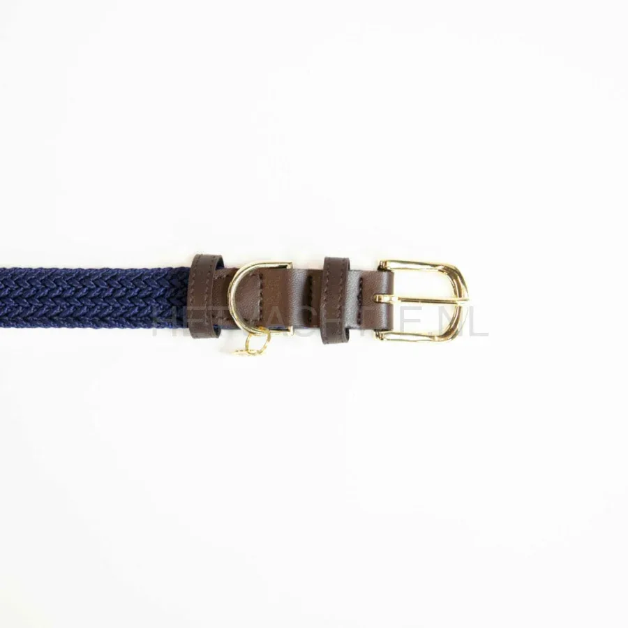 Kentucky - Hondenhalsband Gevlochten Marineblauw - Image 2