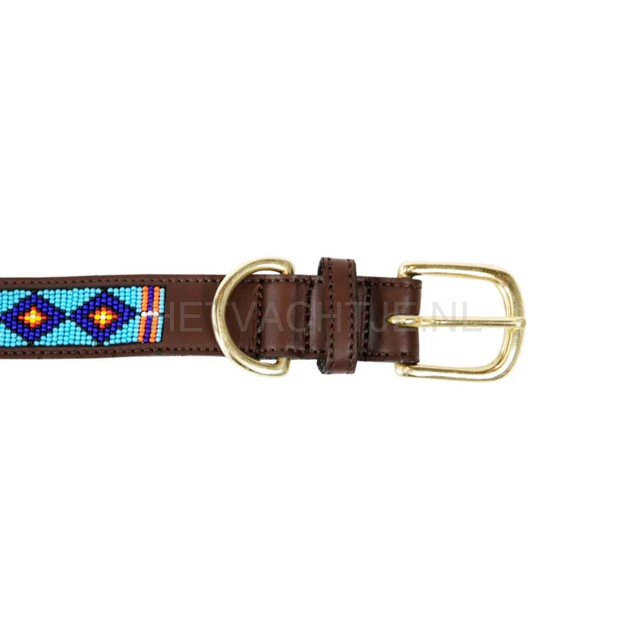 Kentucky - Hondenhalsband Handgemaakte Parels Marine Blauw - Image 2