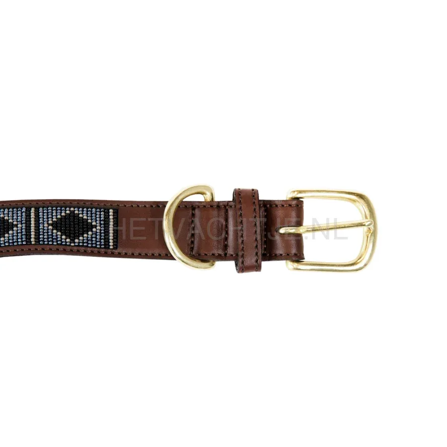 Kentucky - Hondenhalsband Handgemaakte Parels Zilver - Image 2