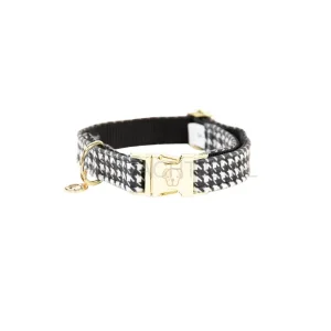 Kentucky - Hondenhalsband pied-de-poule Zwart