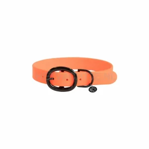 Kentucky - Hondenhalsband Soft Rubber Oranje