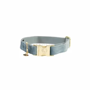 Kentucky - Hondenhalsband Velvet Licht Blauw
