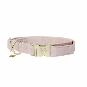 Kentucky - hondenhalsband Velvet Zacht Roze