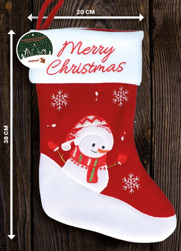 Kerstsokken Christmas Stocking Wooly Santa - Image 2