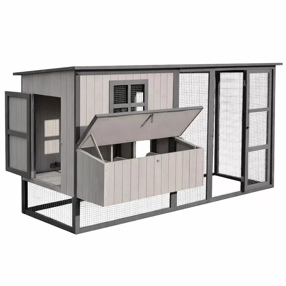 Kippenhok Calypso Cottage Grijs - Image 2