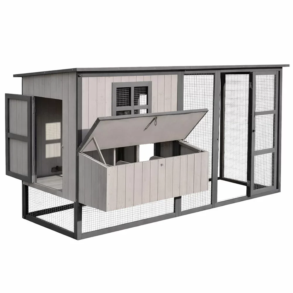 Kippenhok Calypso Cottage Grijs - Image 2