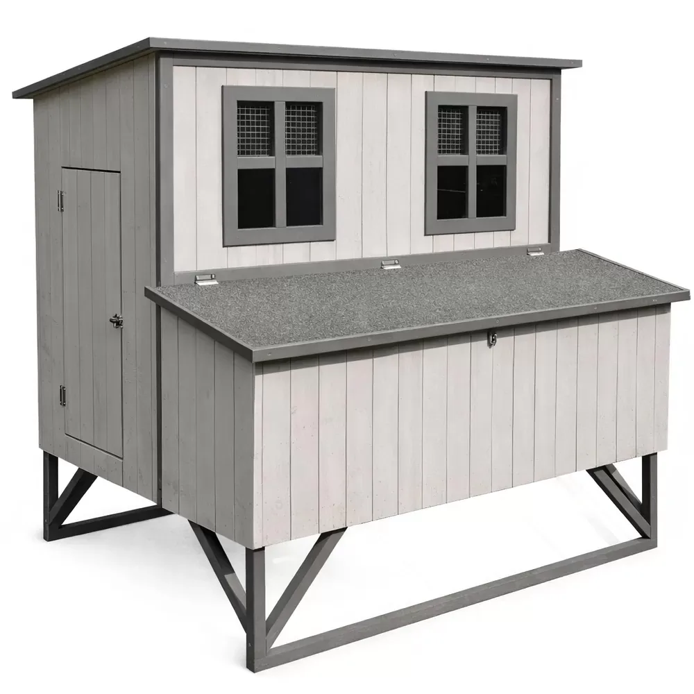 Kippenhok Cosmo Cottage Grijs - Image 2
