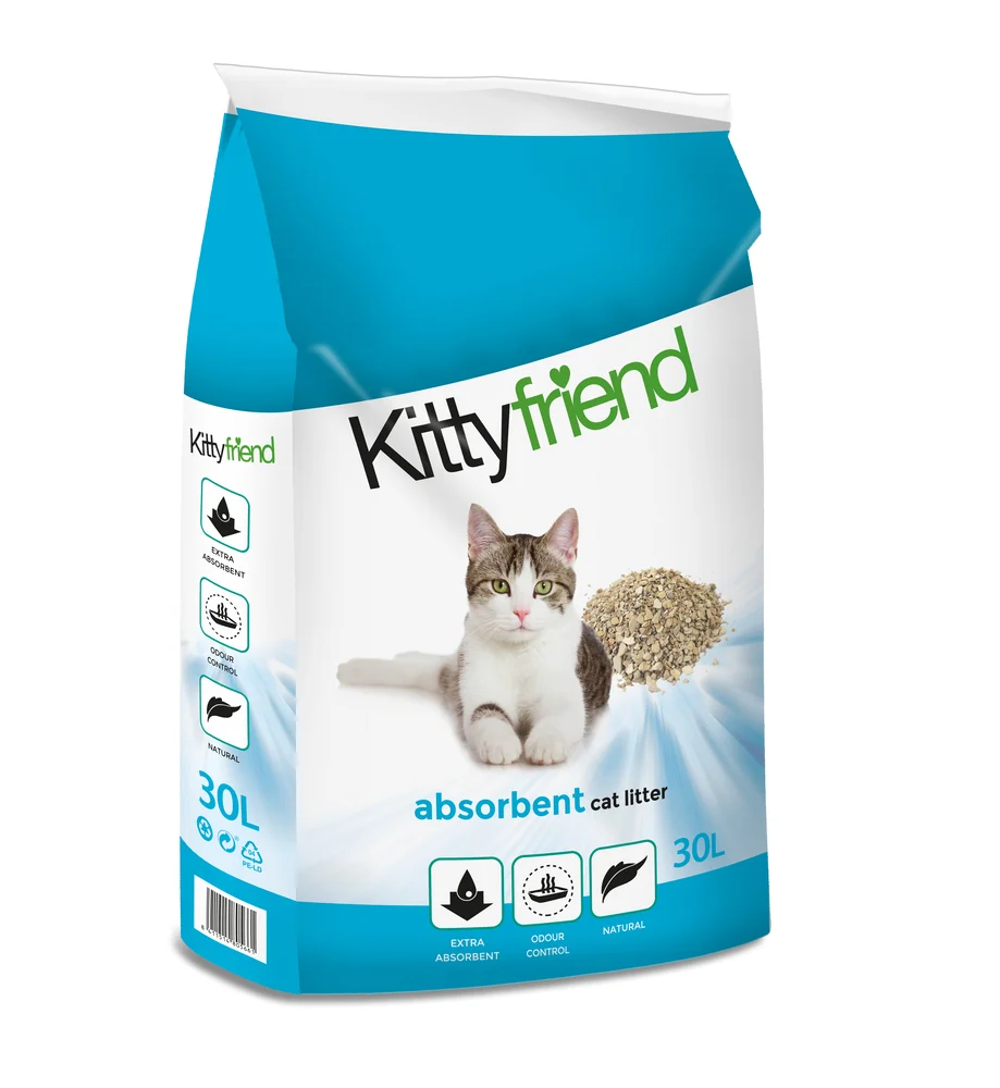 Kitty Friend Absorberend - Kattenbakvulling - Grof - 30 Liter