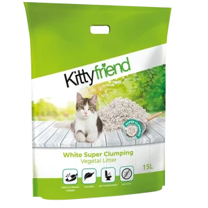 Kittyfriend White Super Klonterende Kattenbakvulling