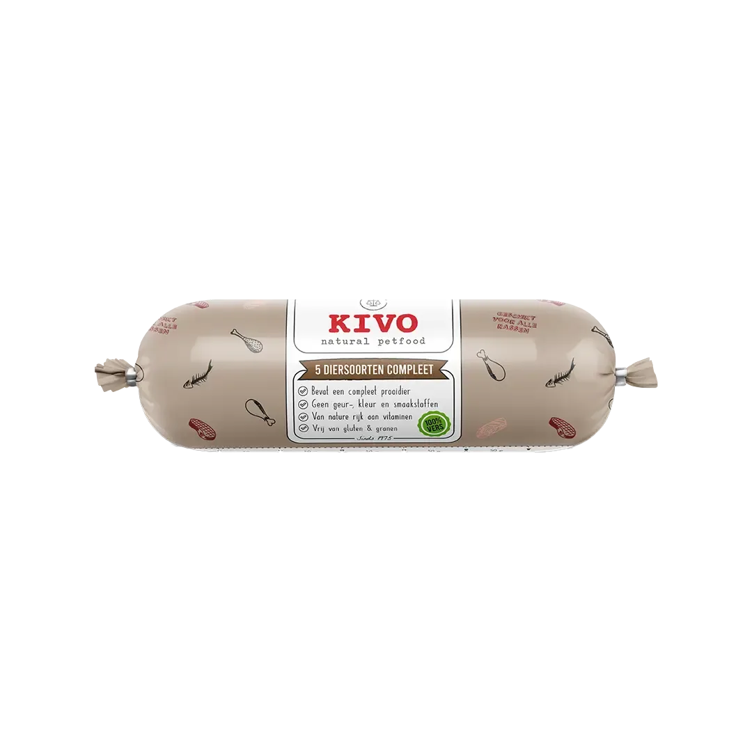 Kivo 5 Diersoorten Compleet 500 g