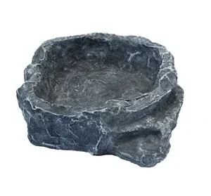 Komodo Voerbak Terraced 19x18x6 cm - Grijs