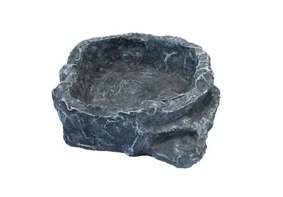 Komodo Voerbak Terraced 19x18x6 cm - Grijs