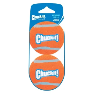Chuckit Super Crunch ball - Hondenspeelgoed - Oranje/Blauw - 18.5x14.5x6.5 cm - M