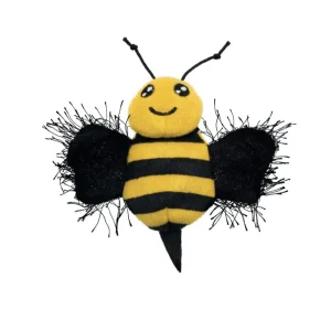 Kong - Buzz Bee - Knisperend kattenspeelgoed - Catnip - 12cm