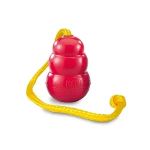 Kong Classic met Touw - Rood