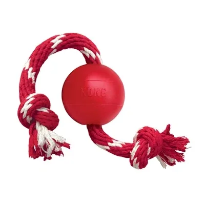 Kong Classic Rubber Bal met Touw - 16 kg