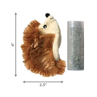 Kong Egel met Catnip - Bruin - Image 2