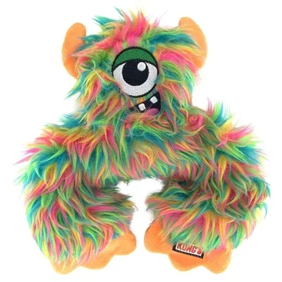 Kong Frizzle Frazzle met Piep en Kreukelgeluid Verstevigd