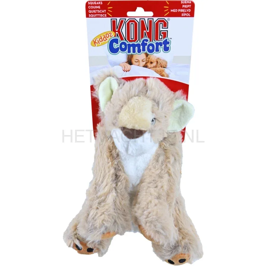 Kong hond Comfort Kiddos olifant,Leeuw,Beer,Varken - Image 2