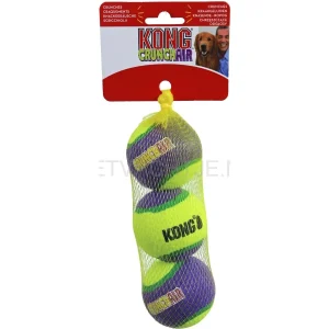 Kong hond Crunchair tennisbal, medium net a 3 stuks.
