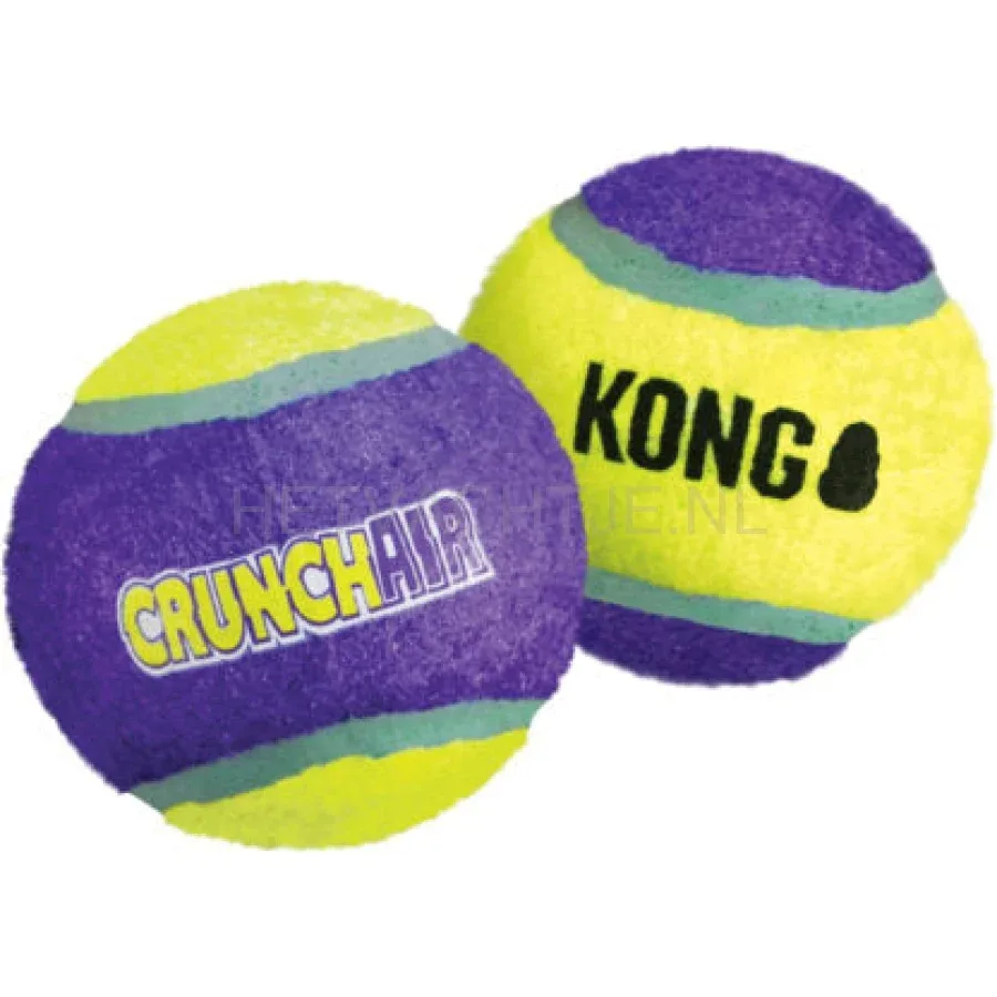 Kong hond Crunchair tennisbal, medium net a 3 stuks. - Image 2