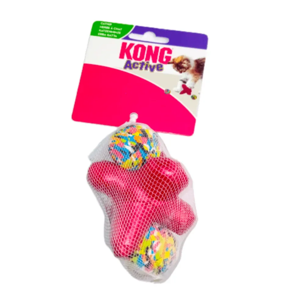 KONG - Jacks Active - Catnip Speeltjes - Set van 3 - Image 2