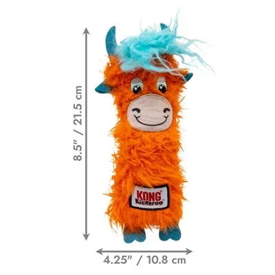 KONG KICKEROO HIGHLAND COW SCHOTSE HOOGLANDER ASSORTI 11X5X21,5 CM - Image 2