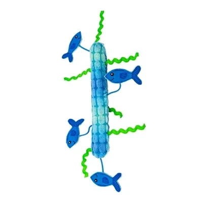 Kong Kickeroo Stickeroo met Kreukgeluid en Catnip - Blauw