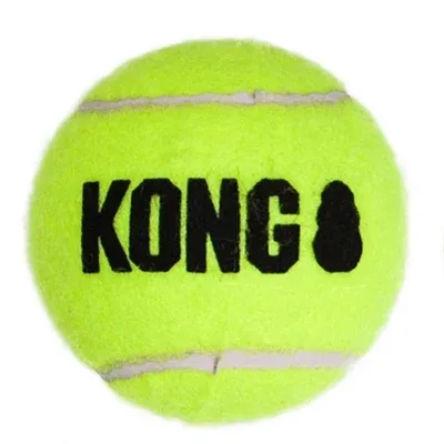 Kong Squeakair Tennisbal met Piep - Geel